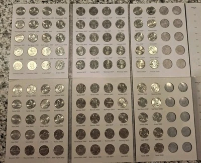 Washington Quarters State Collection 1999-2008 P and D Vol 1&2 - Image 1 of 4