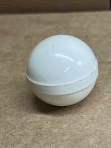Perilla de cambio de plástico blanco vintage de 1 y 1/2 pulgada de diámetro 5/16 24 roscas de paso - Imagen 1 de 6