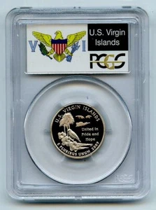 2009 S 25C Clad Virgin Islands Quarter PCGS PR70DCAM - Picture 1 of 2