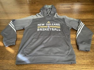 ADIDAS MEN'S NEW ORLEANS PELICANS BASKETBALL HOODIE SZ MEDIUM / PREOWNED - Picture 1 of 7