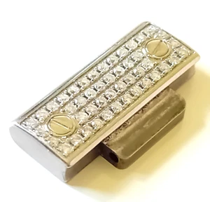 Cartier Santos 100 Diamond and 18ct white gold 20mm link - Picture 1 of 7