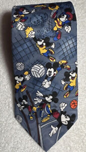 Vintage Mickey Mouse Balacine Inc The Tie Works Men’s Tie Various Sports