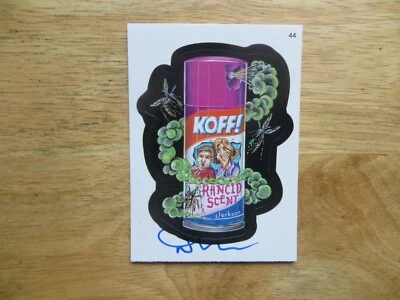2005 WACKY PACKAGES ANS2 2ND SERIES KOFF RANCID SCENT CARD SIGNED DAVID GROSS - Image 1 of 2