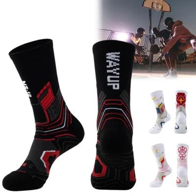 Sports Socks Towel Bottom Basketball Socks Transformers Style Elite Socks= - Image 1 of 4