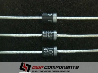 (100 Stk.) EGP10D -  Diode, 200V 1A DO204AL, General Instruments - Bild 1 von 2
