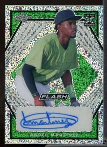 Angel Martinez Rookie Card 2021 Leaf Flash Green #BAAM1 - Picture 1 of 2