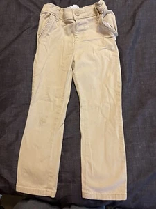 Childrens Place girls School Uniform Khakis Adjustable Waist 4T Straight leg - Picture 1 of 3