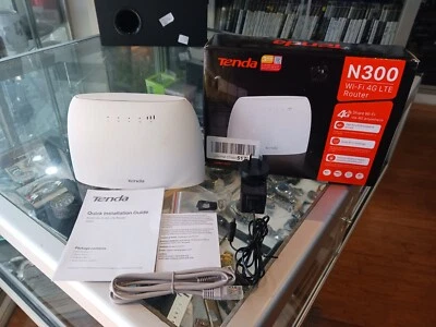 TENDA 4G LTE N300 SIM CARD WiFi WIRELESS MODEM ROUTER (4G03) IN BOX - Image 1 of 4