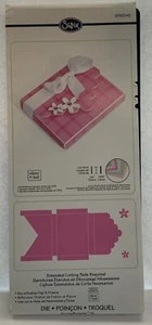Sizzix Big Shot Die Dies 3.25x3.25x2 Inch BOX with SCALLOP FLAP And Flowers - Picture 1 of 11