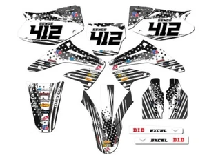 2002-2004 CRF 450 R MERICA Grey Senge Graphics Kit Compatible with Honda - Bild 1 von 10