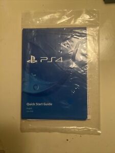 Sony PS4 Playstation 4 Guide de démarrage rapide du propriétaire paquet manuel scellé en usine