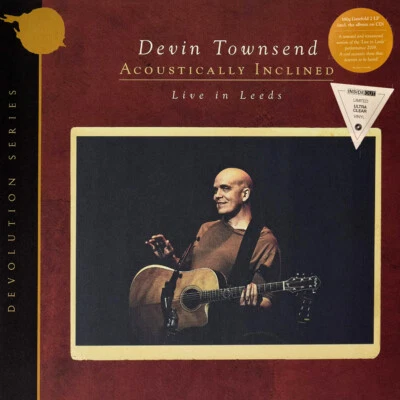 DEVIN TOWNSEND Acoustically Inclined NEW SEALED '21 2LP Ultra Clear Vinyl Record - Imagem 1 de 3