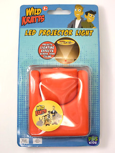 PBS Kids Wild Kratts LED Projector Light for Ceiling - Kids Nightlight FUN! NEW