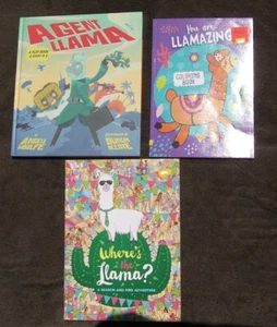 Lot Coloring Book Llamazing Llama Search-and-Find Agent Llama & Double Trouble - Picture 1 of 2