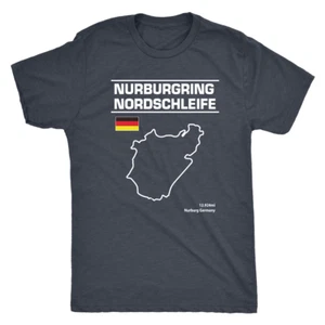 Nürburgring Nordschleife Track Outline Series Shirt und Hoodie - Bild 1 von 47