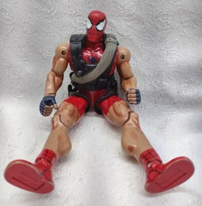 2001 Spiderman Marvel Toy Biz, INC. 10 1/2" Action Figure With Harness Gear Rare - Bild 1 von 3
