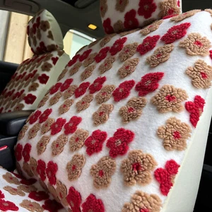 For Toyota Avalon 3D Flora Velvet Front Car Seat Covers Car Protector - Picture 1 of 6