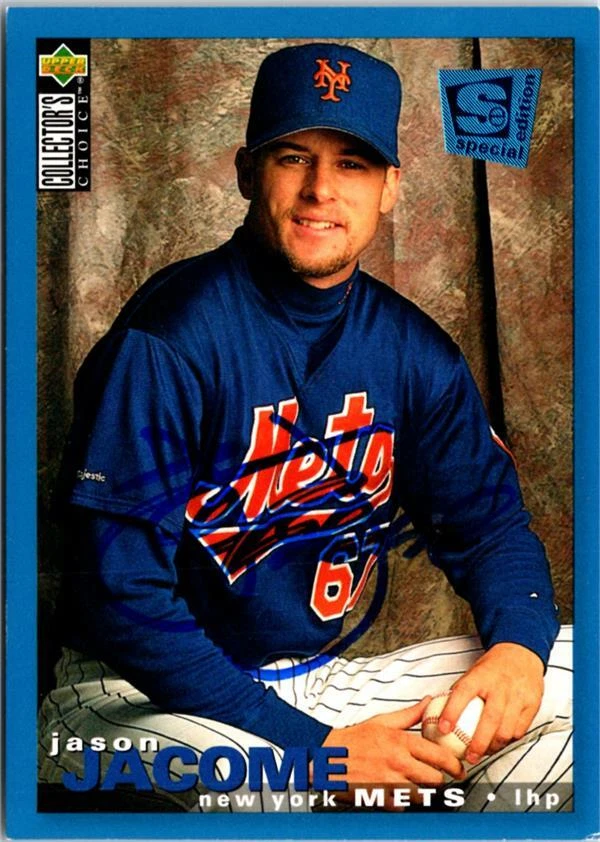 Jason Jacome signed Baseball Card New York Mets, JZ 1995 Upper Deck Special #146 - Image 1 of 1
