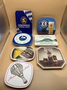 Lot of 46 Vintage Paper Cardboard  Beer Coasters Collection Variety - Picture 1 of 8
