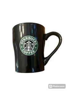 Starbucks einfarbig schwarz glänzend Becher - Bild 1 von 4