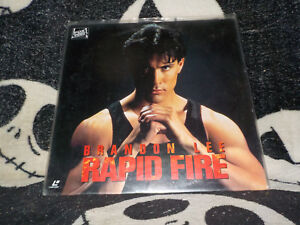 Rapid Fire Laserdisc LD Japanese Brandon Lee Free Ship $30 Orders
