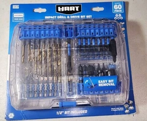 HART 60-Piece Impact Drill & Drive Bit Set - HADVMC60 - Picture 1 of 2