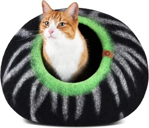 Cat Cave – Premium Felt Cat Bed for Indoor Cats - Picture 1 of 4