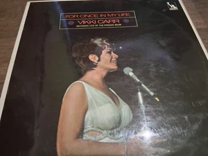 Vikki Carr - For Once In My Life, LP, (Vinyl) sehr guter/sehr guter Zustand  - Bild 1 von 2