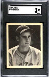 1939 Playball Bobby Doerr Boston Red Sox #7 💥💥🎆 SGC Graded 3 - Bild 1 von 2