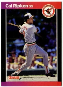 1989 Donruss #51 Cal Ripken, Jr. Baltimore Orioles - Bild 1 von 2