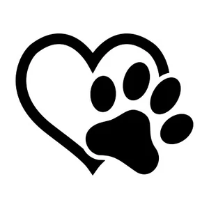Love Dogs Paw Car Stickers Decals Bumper Window Van Animals Lover Cat Funny - Picture 1 of 7