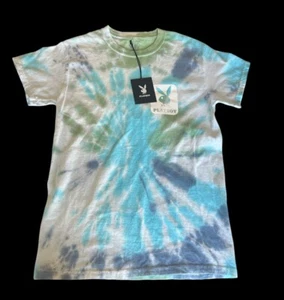 Playboy Tie Die T-Shirt Erwachsene Unisex Größe: XS Neu Mit Etikett - Bild 1 von 6