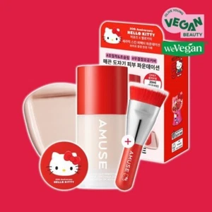 Base AMUSE Ceramic Skin Perfector 30 ml + cepillo 3 colores edición Hello Kitty - Imagen 1 de 7