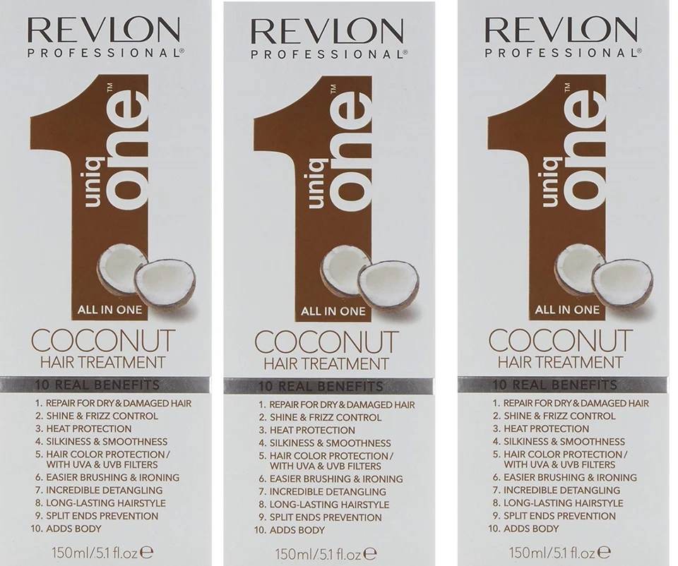 Paquete de 3 coco Revlon Professional Uniq One 5,1 oz Foto 1 de 1