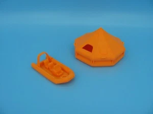 Juego de BARCO y balsa de rescate oceánico de la Guardia Costera de los Estados Unidos escala S 1:64 no requiere montaje - Imagen 1 de 12