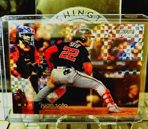 2020 Topps Stadium Club Chrome Juan Soto "Soto Shuffle" Xfractor Yankees - Bild 1 von 2