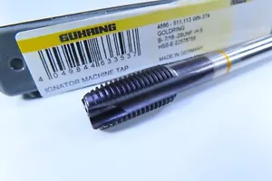 NEW GUHRING 7/16-20UNF H5 HSS-E GOLDRING IGNATOR SPIRAL POINT PLUG HAND TAP - Picture 1 of 4