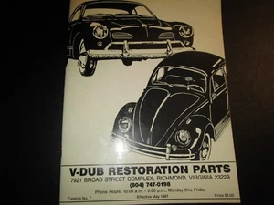 V-Dub Restoration Parts, 1987 Ed. - Picture 1 of 3