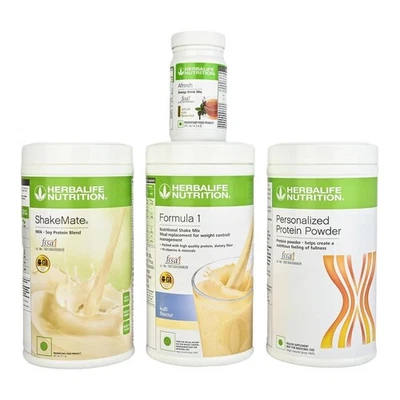 HERBA LIFE NUTRI TION HERBALIFE Weight Loss Combo Formula 1 Kulfi + PPP 500g + ShakeMate + Afresh...