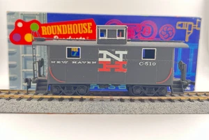 HO Roundhouse Custom Painted Caboose New Haven NH C-510 Assembled - Picture 1 of 7