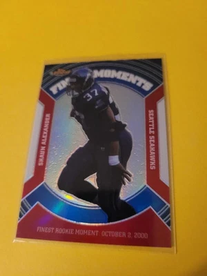 !!!    LOTE DE TARJETAS DE FÚTBOL AMERICANO SHAUN ALEXANDER REFRACTOR / CHRIS CARSON $$ Foto 1 de 2