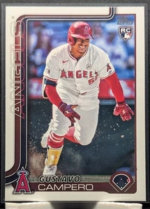 2025 Topps Series 2 Rookie #387 Gustavo Campero RC NM - Picture 1 of 2