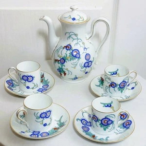 ROSENTHAL Balmoral STUNNING Coffee Pot, Demitasse/ Espresso Cups & Saucers Set - Picture 1 of 12
