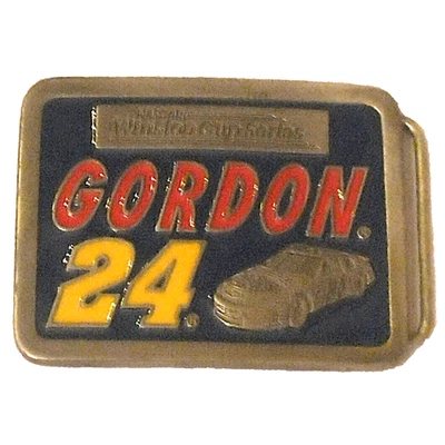 Hebilla de cinturón vintage 1998 Gordon 24 Nascar Winston Cup Series edición limitada Foto 1 de 4
