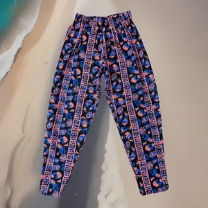 Pantaloni da surf vintage anni 80 colorati larghi SUN RUNNER taglia M skate hippie USA Wave God - Foto 1 di 6