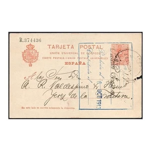 España 1910 [ENP] Entero postal 10 cts. Alfonso XIII (C) - Bild 1 von 1