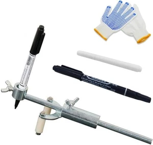 Car Wheel Eyebrow Scriber, Auto Body Line Marker Tool, Automobile B - Picture 1 of 8