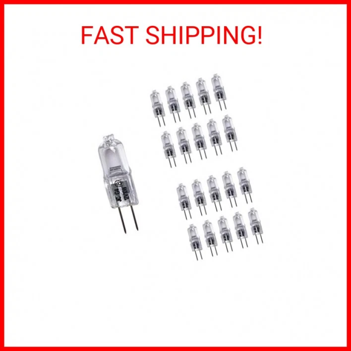 10 Watt T3 G4 Base 12 Volt 2500 Hours Light Bulb 10W 12V 2900K Landscape,10 Pack - Image 1 of 1