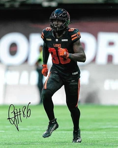 Jevon Cottoy Signed 8x10 Photo BC Lions Autographed COA - Bild 1 von 1