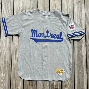 Herren Ebbets Field Flannels Montreal Royals #9 Jackie Robinson Trikot Large - Bild 1 von 12